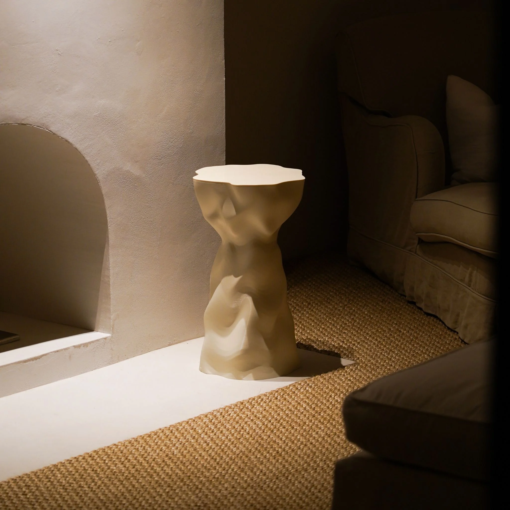 SPECIAL STUDIO Noise Side Table, Eggshell Matte - Image 6