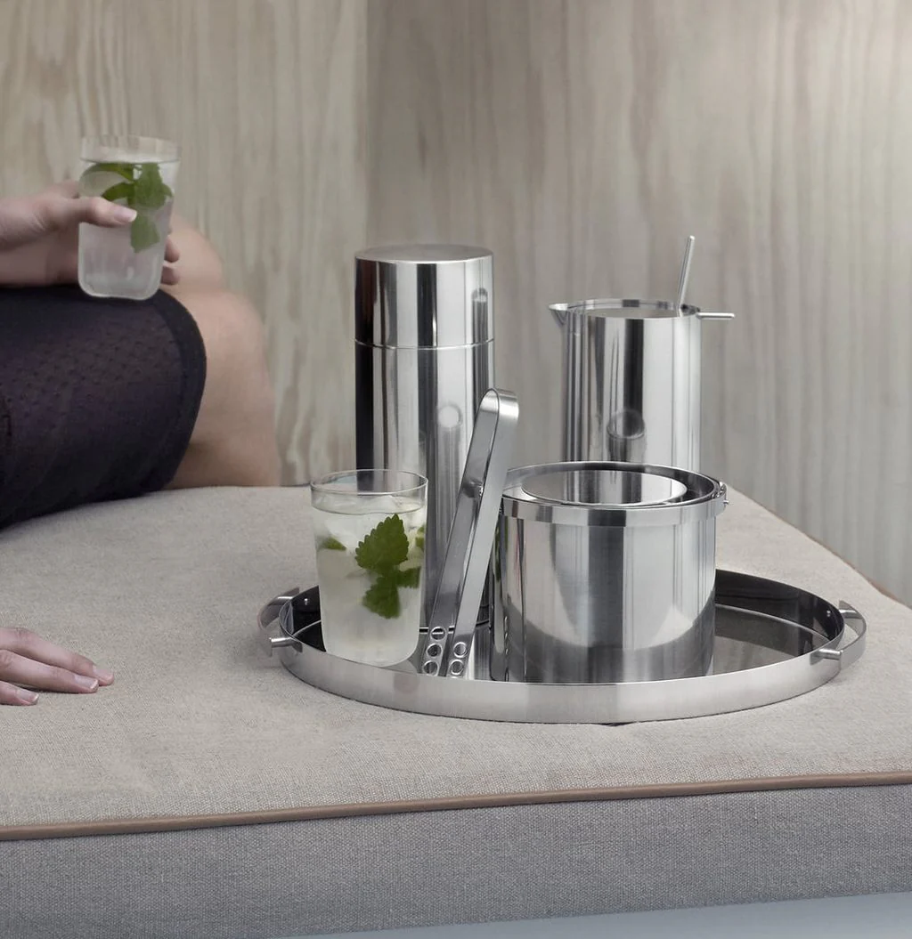 STELTON ARNE JACOBSEN Cylinda Martini Mixer 1L w/ Mixer Spoon - Image 3