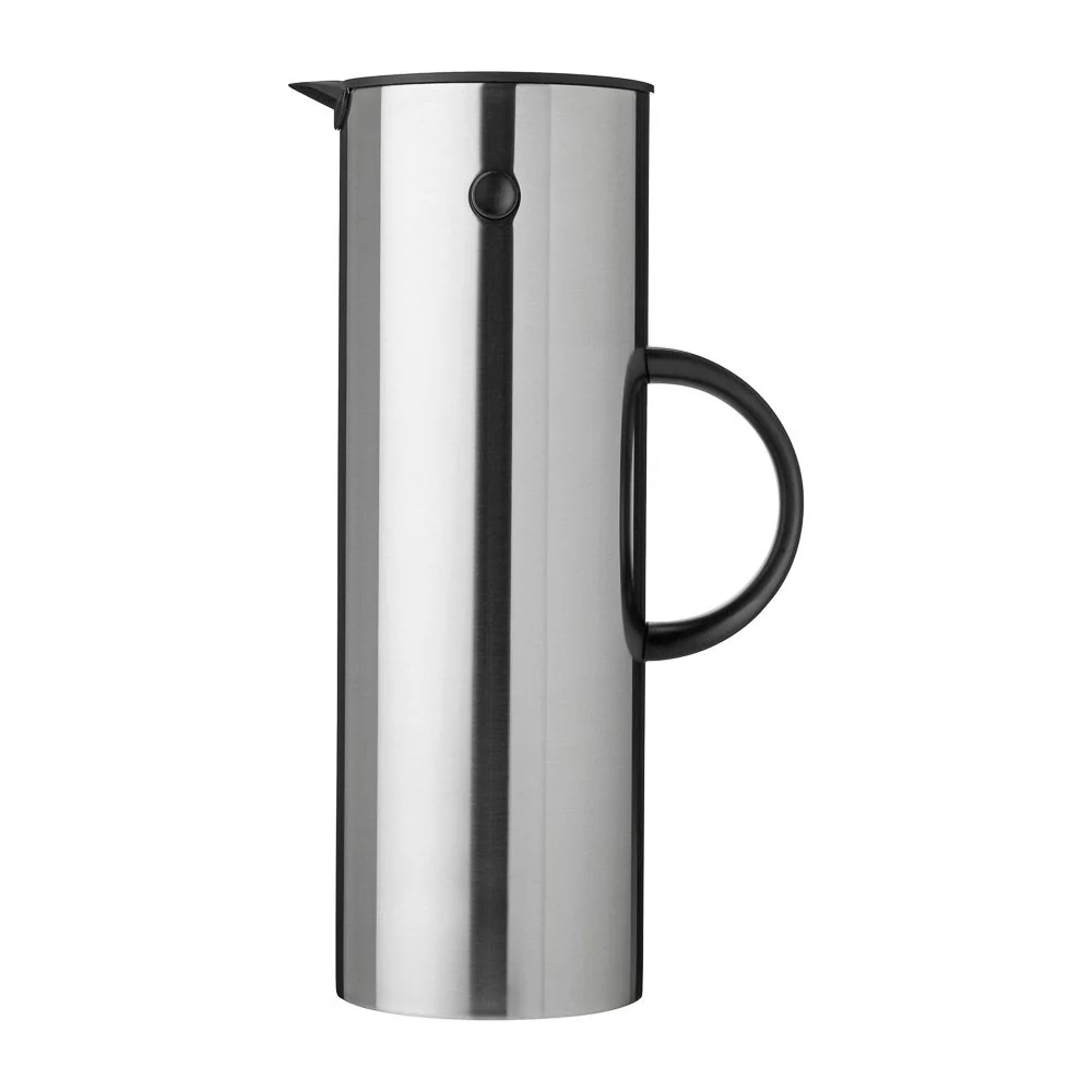 STELTON Em77 Water Vacuum Thermal Jug 1 Litre, Steel - Image 2