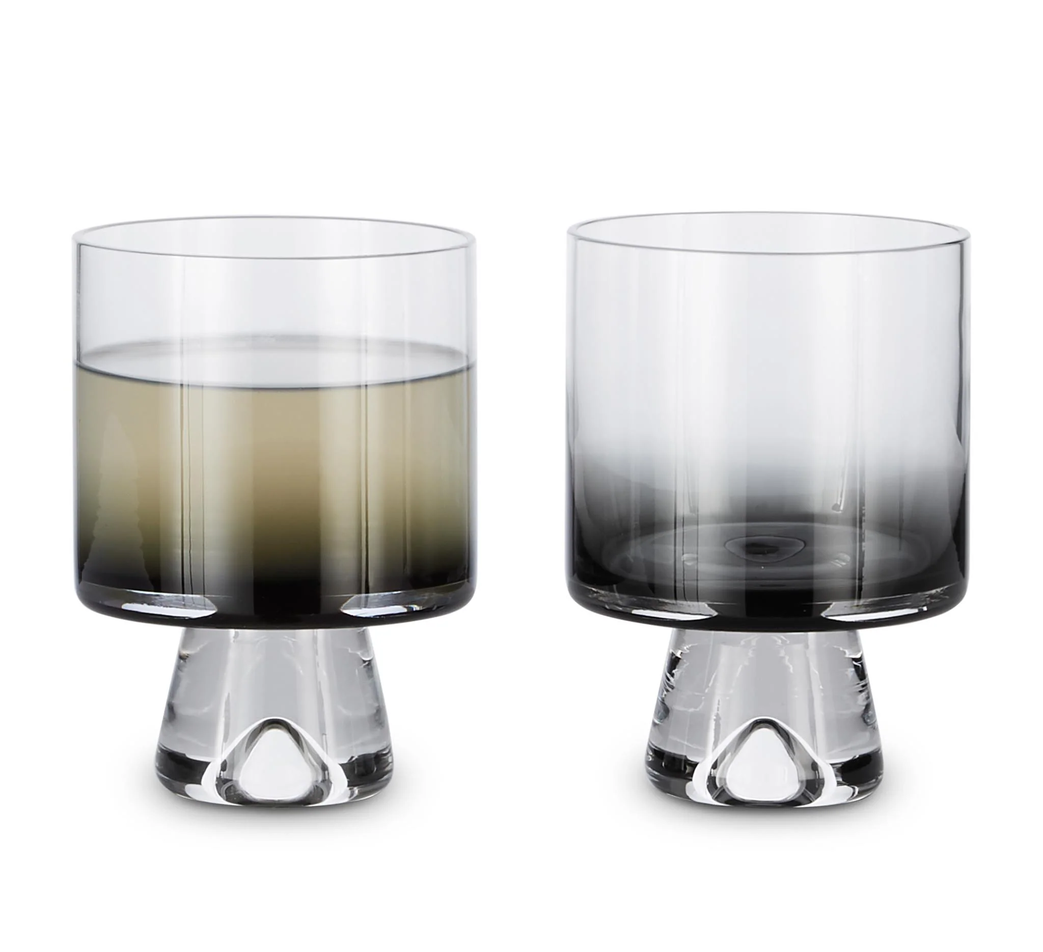 TOM DIXON Tank Low Ball Glasses, Black (Set of 2) - Image 3