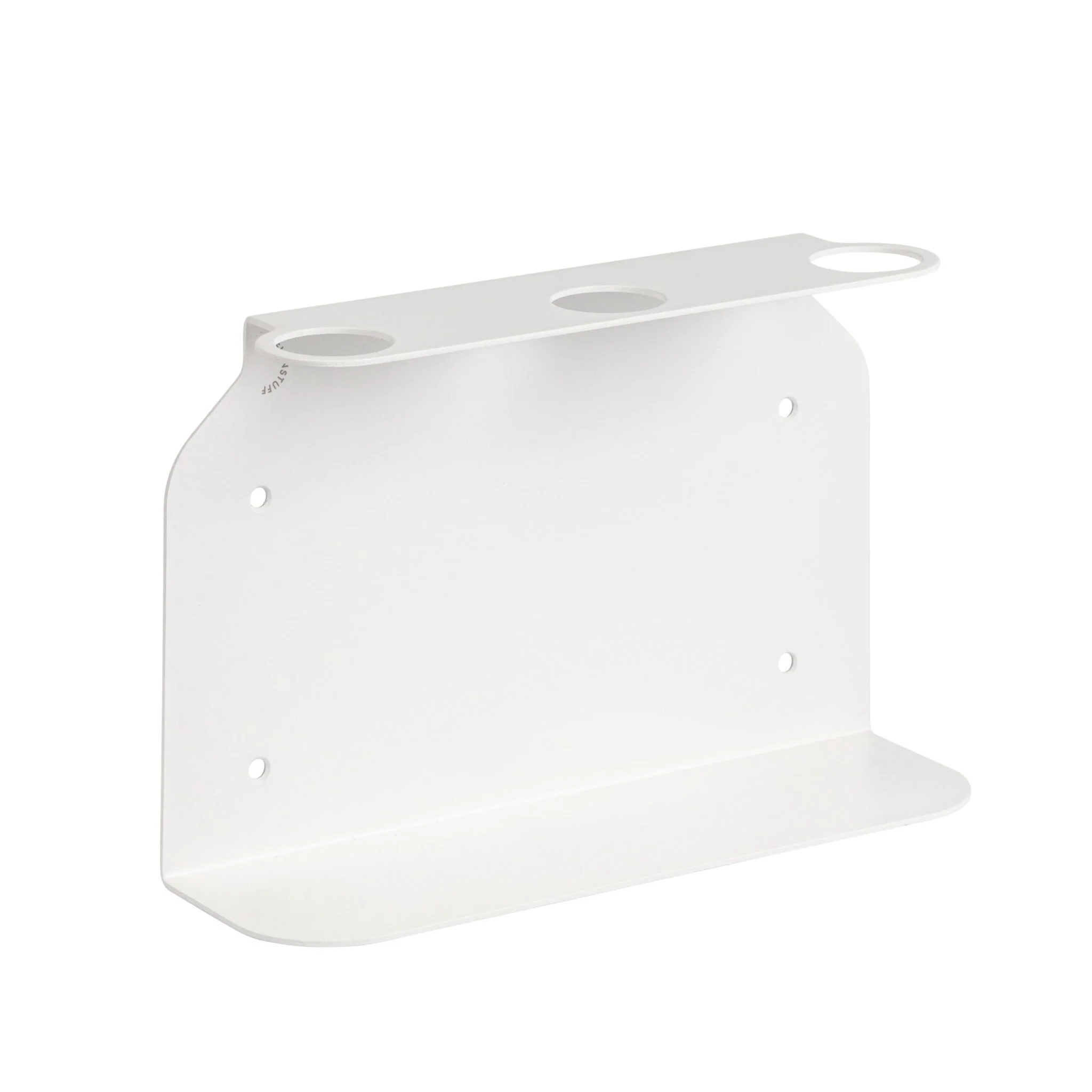 DESIGNSTUFF Triple Soap Dispenser Holder, White - Image 4