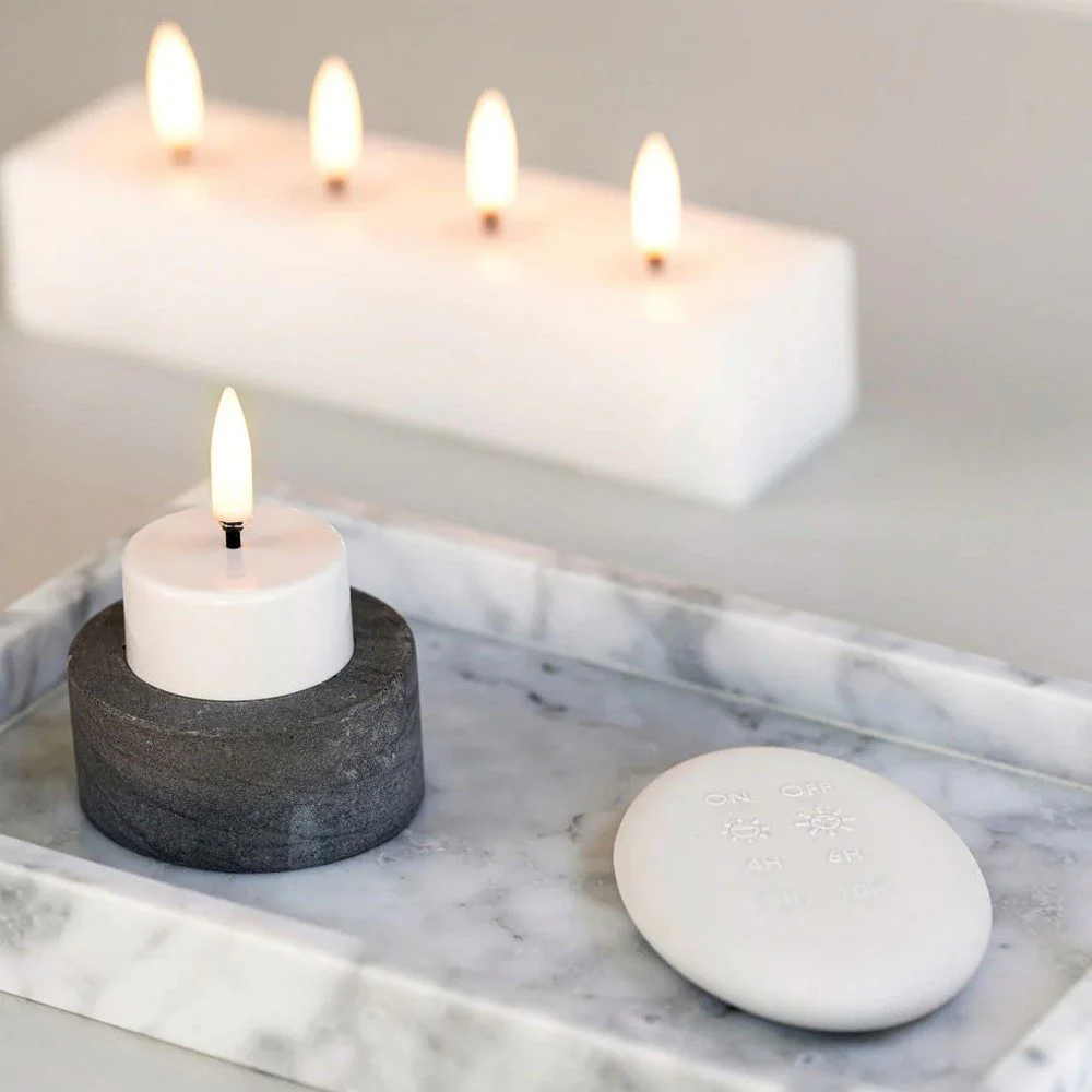 UYUNI LIGHTING Luxury Remote Control for Flameless Candle, White - Image 2