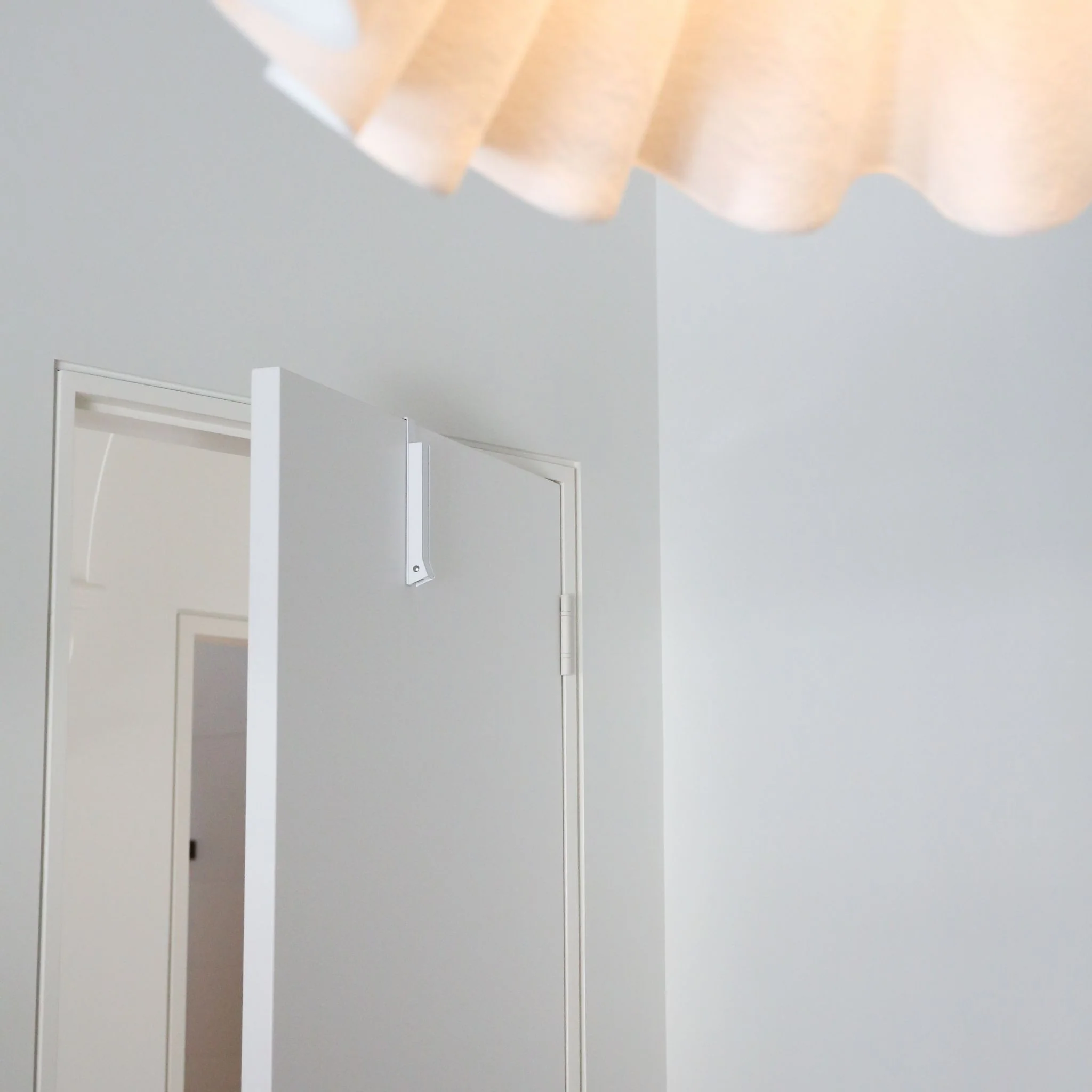 YAMAZAKI Smart Storage Over the Door Hanger Rack, White - Image 8