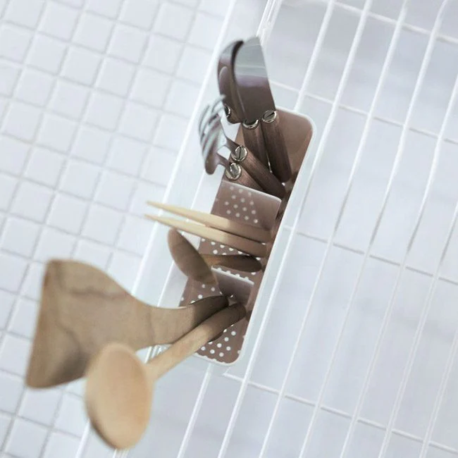 YAMAZAKI Tosca Dish Drainer White - Image 4