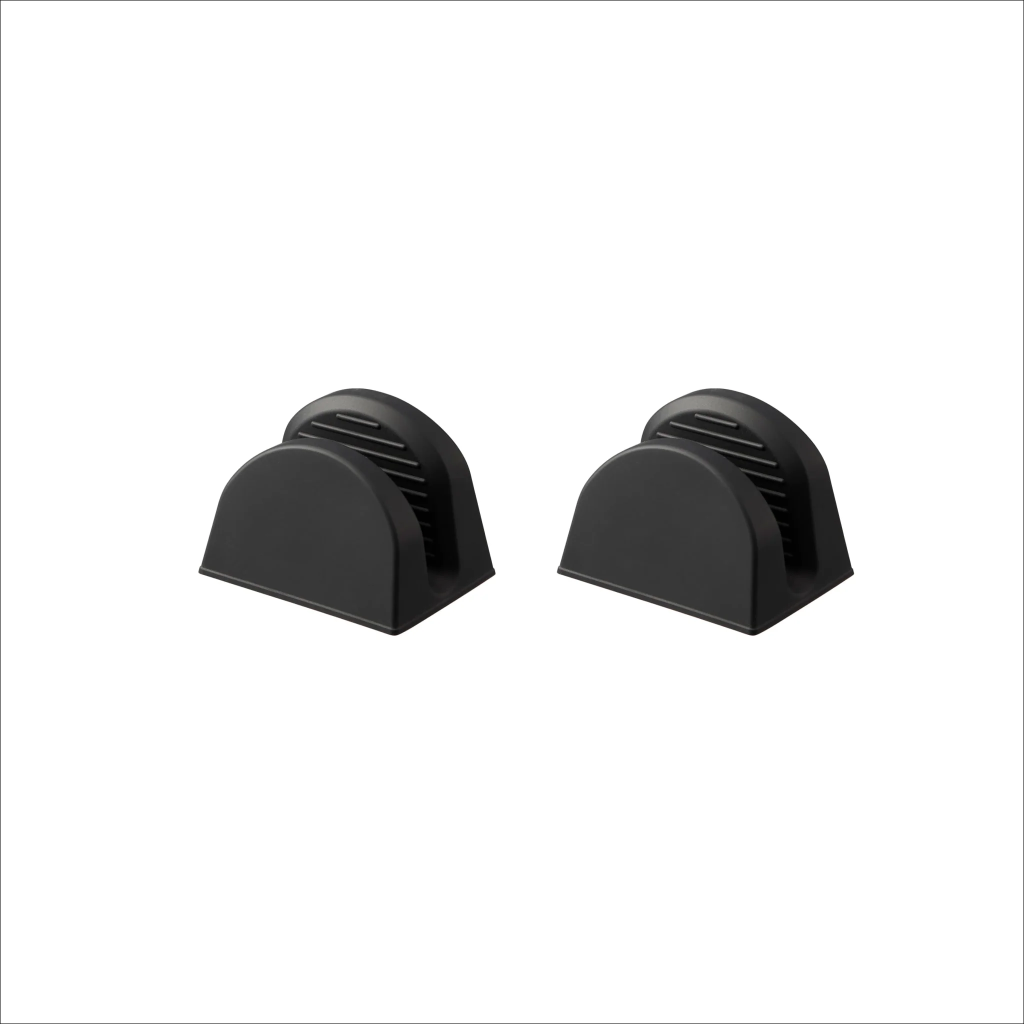 YAMAZAKI Tower Magnetic Silicone Pot Holder, Black - Image 2