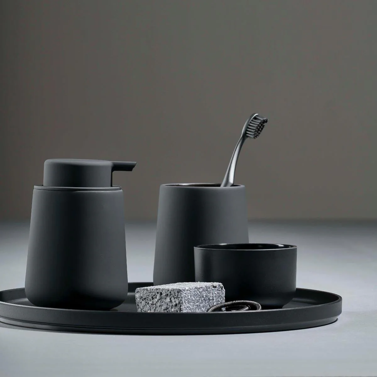 ZONE DENMARK Nova One Tumbler/Toothbrush Holder, Black - Image 7