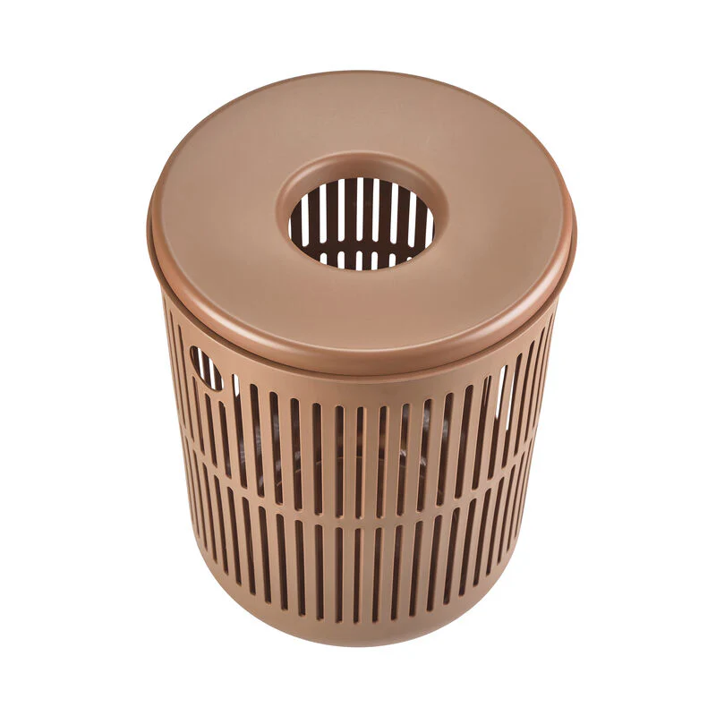 ZONE DENMARK Ume Laundry Basket 60L w/Lid Terracotta - Image 4