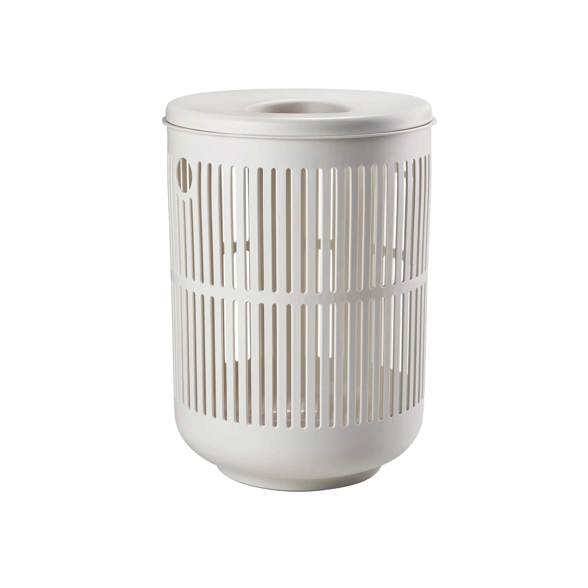 ZONE DENMARK Ume Laundry Basket 60L w/Lid, Soft Grey - Image 2