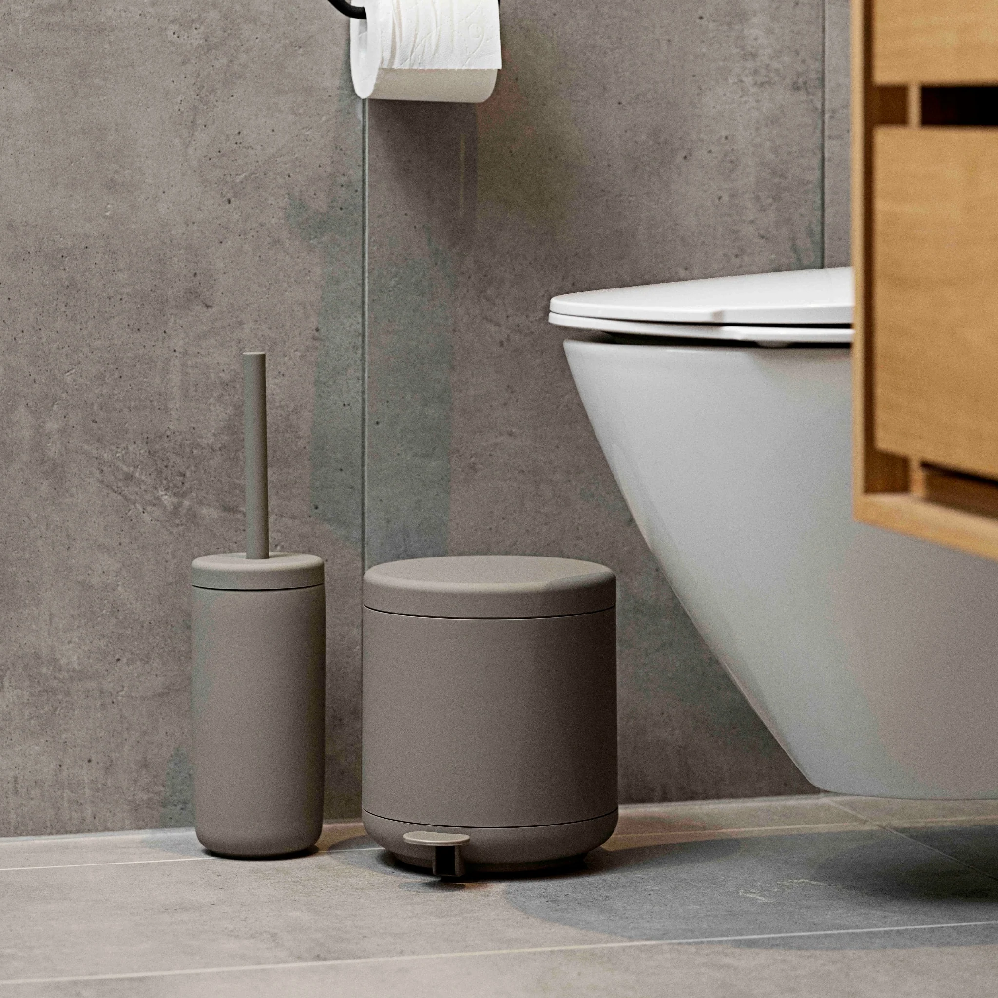 ZONE DENMARK Ume Pedal Bin Soft Touch 4L, Taupe - Image 6