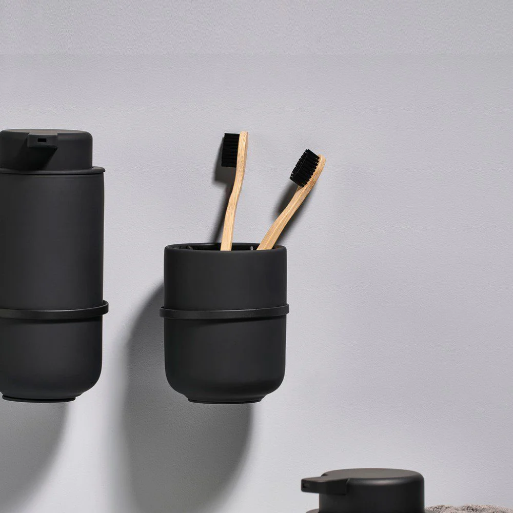 ZONE DENMARK Ume Tumbler/Toothbrush Holder, Black - Image 3