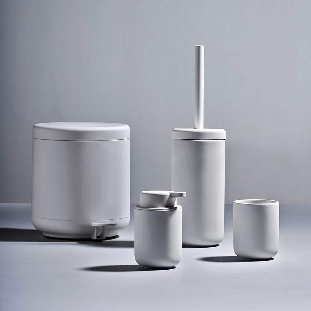 ZONE DENMARK Ume Tumbler/Toothbrush Holder, Soft Grey - Image 3