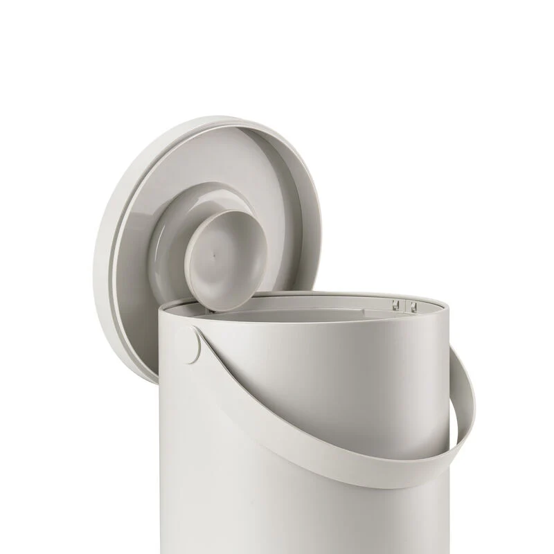 ZONE DENMARK Waste Bin Circular, 22L/H44cm, Warm Grey - Image 2