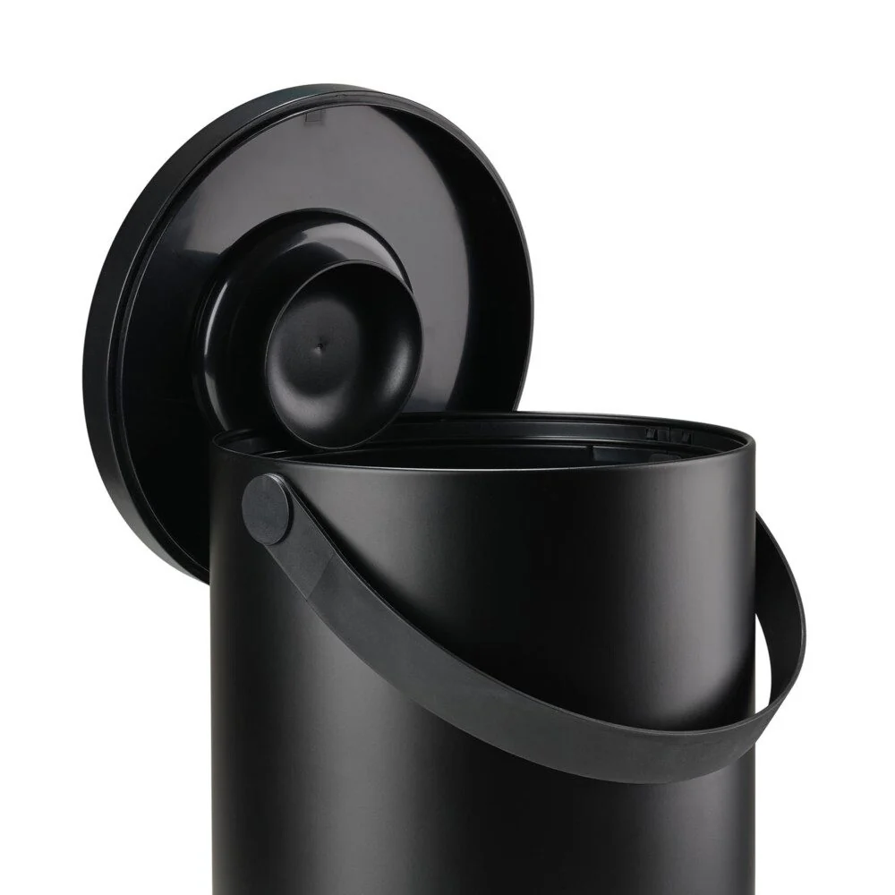 ZONE DENMARK Waste Bin Circular, 35L/H65.5cm, Black - Image 3