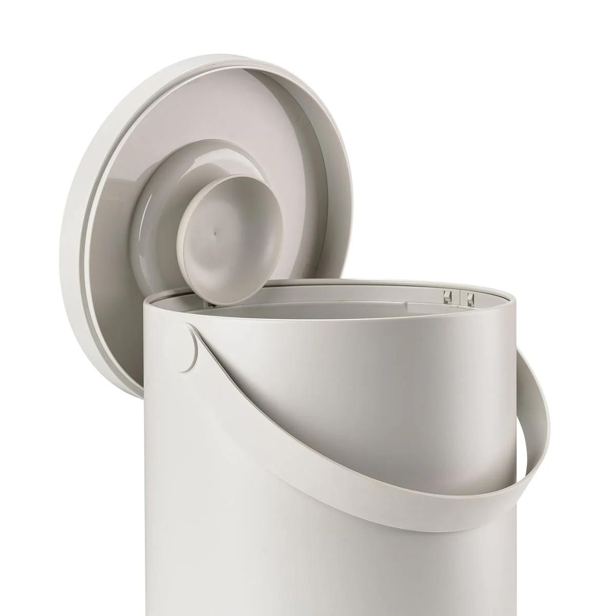 ZONE DENMARK Waste Bin Circular, 35L/H65.5cm, Warm Grey - Image 5